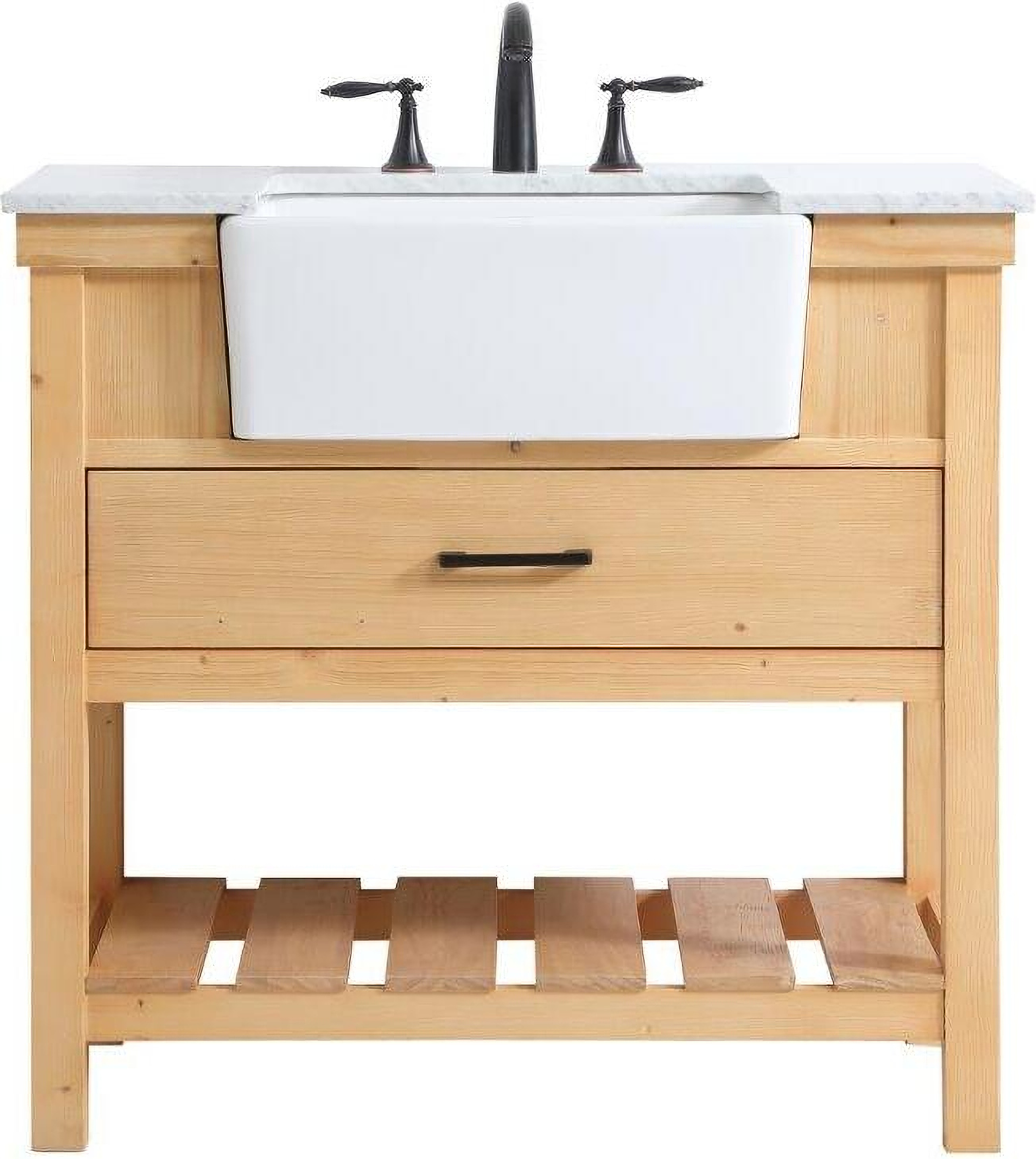 Clement 36 Inch Single Bathroom Vanity In Natural Wood 1stopbedrooms Clement 36 Inch Single Bathroom Vanity, 36 Inch Vanity Light Wood