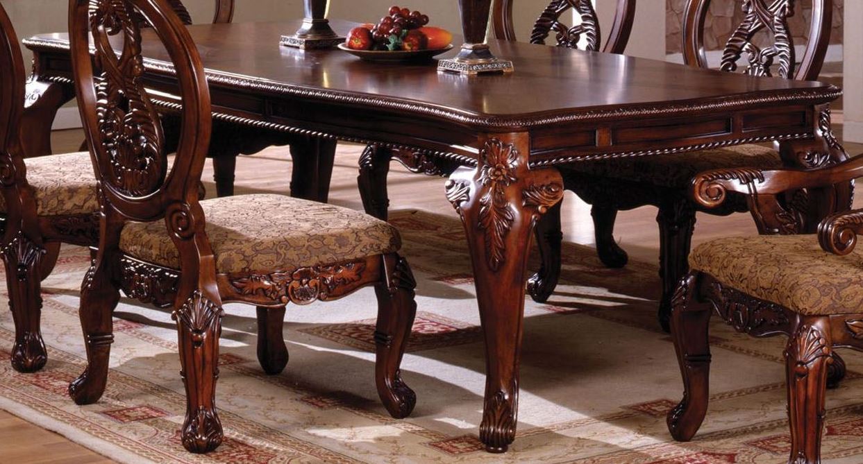 Tuscany Ii Antique Cherry Rectangular Leg Dining Table
