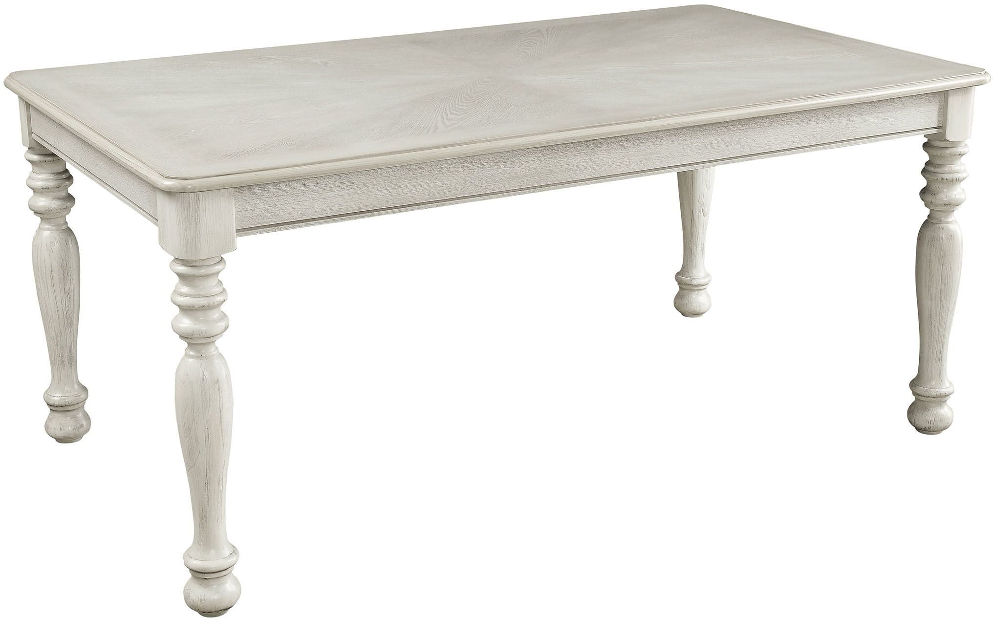 Siobhan Ii Antique White Dining Table 1stopbedrooms
