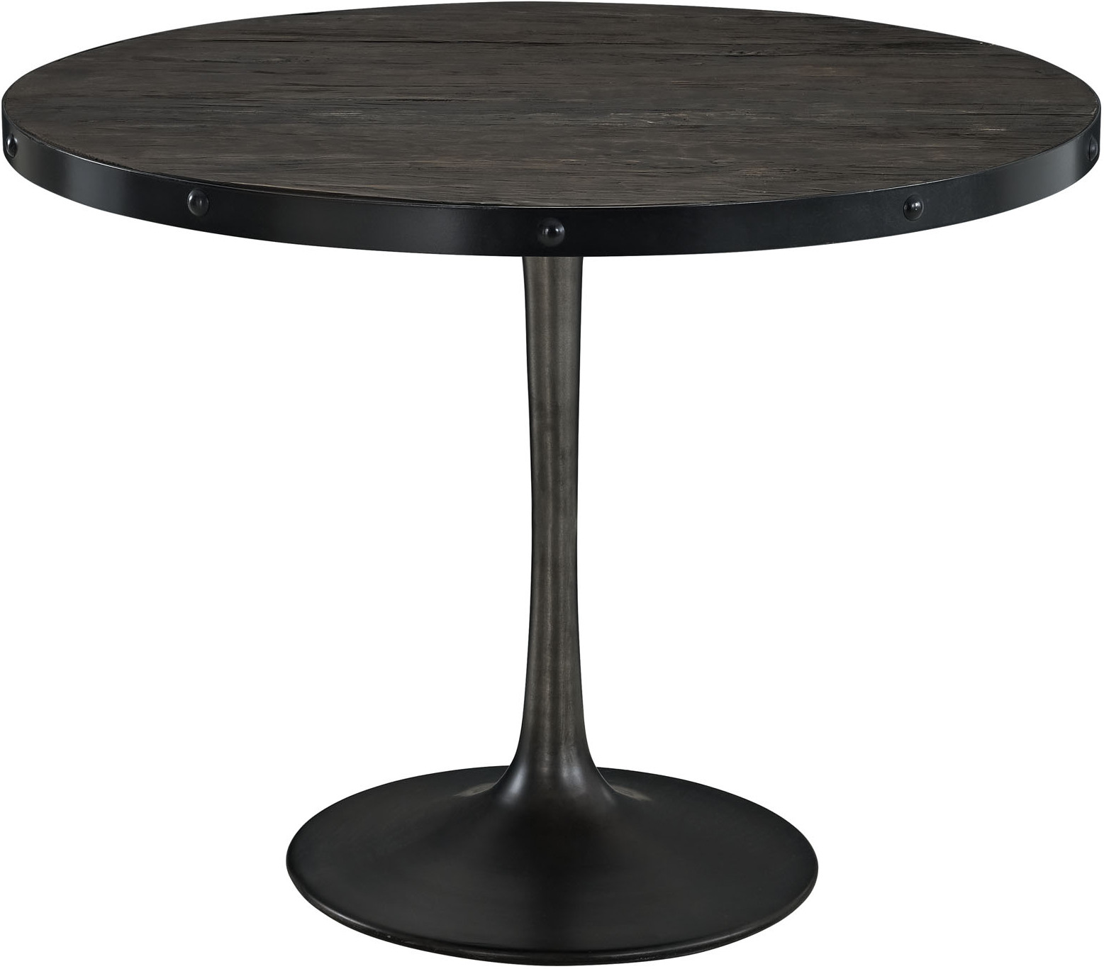 Drive black 40 inch round wood top dining table eei-1197-blk-set Drive Black 40 Inch Round Wood Top Dining Table EEI-1197-BLK-SET