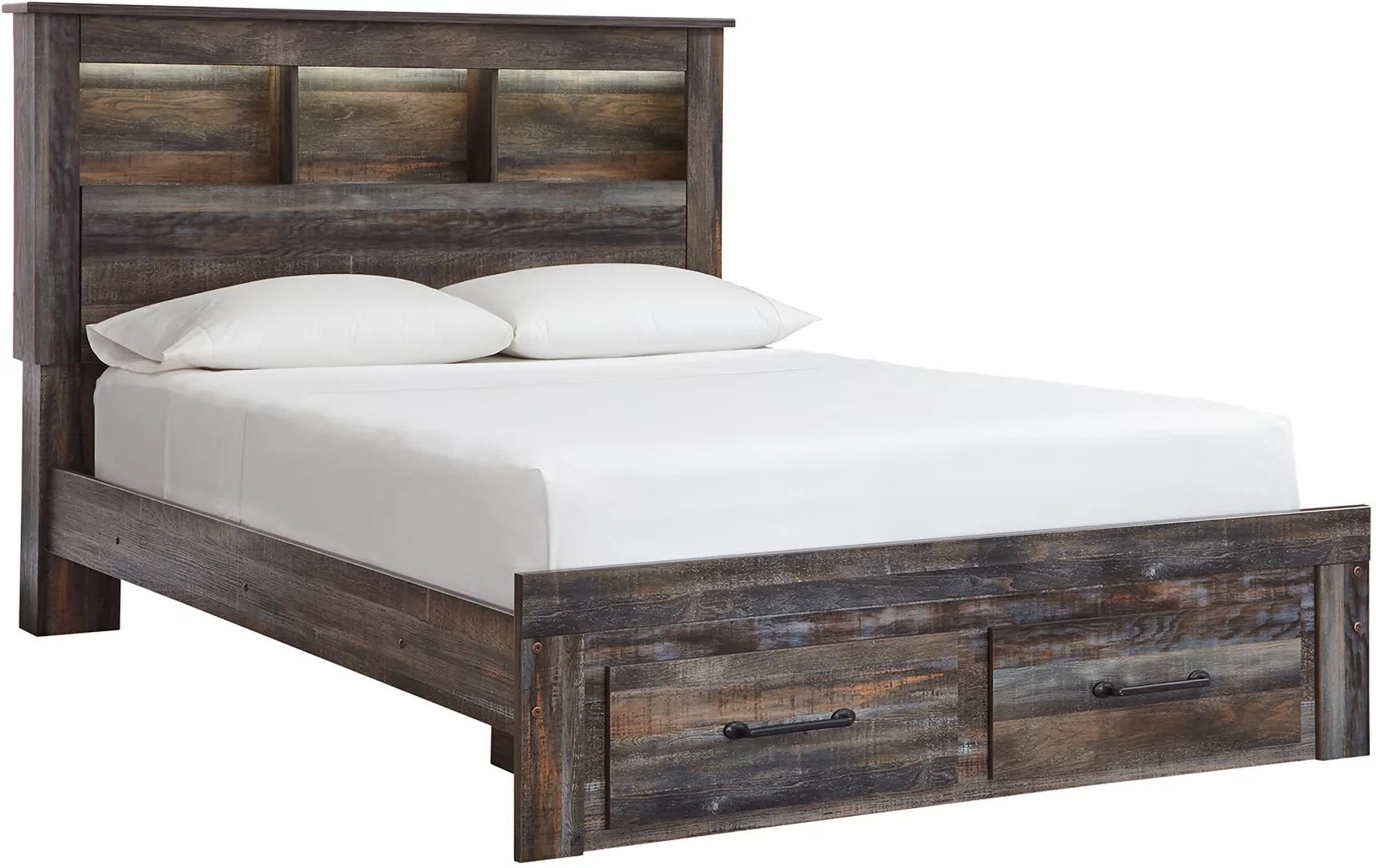 Drystan Multi Queen Bookcase Storage Bed 1StopBedrooms.