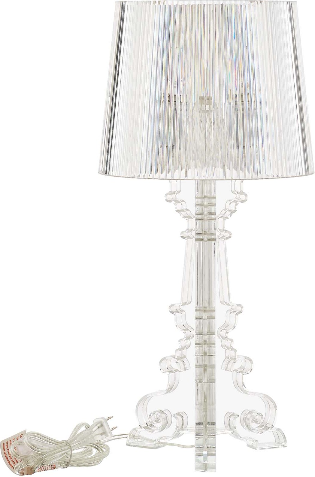 French Clear Petite Acrylic Acrylic Table Lamp Eei 2896 Clr 1stopbedrooms