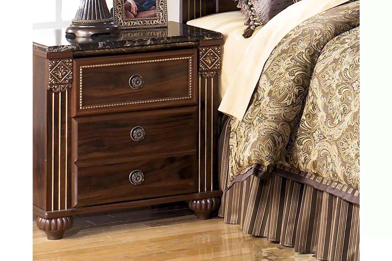 Gabriela Dark Brown Nightstand 1stopbedrooms