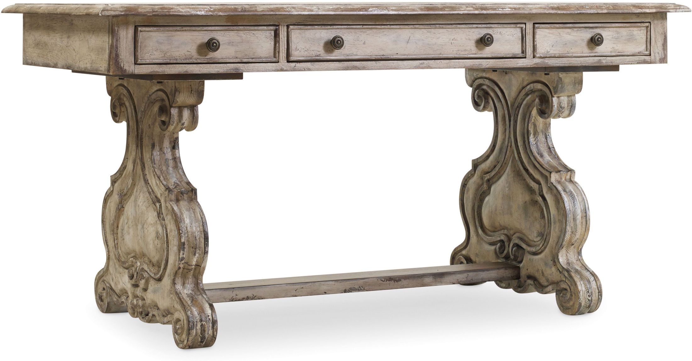 Chatelet Cream Trestle Writing Desk 1stopbedrooms