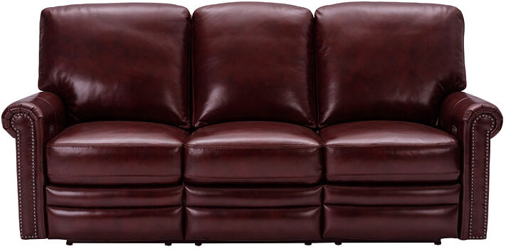 Grant Deep Merlot Red Leather Power Reclining Sofa 1stopbedrooms Grant Deep Merlot Red Leather Power, Buncrana Italian Leather Power Reclining Sofa With Adjustable Headrest