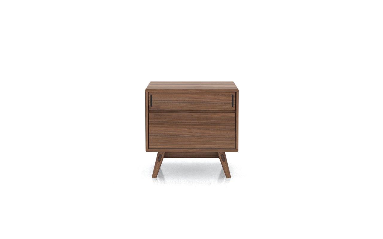 Haru Right Facing Nightstand In Walnut 1stopbedrooms