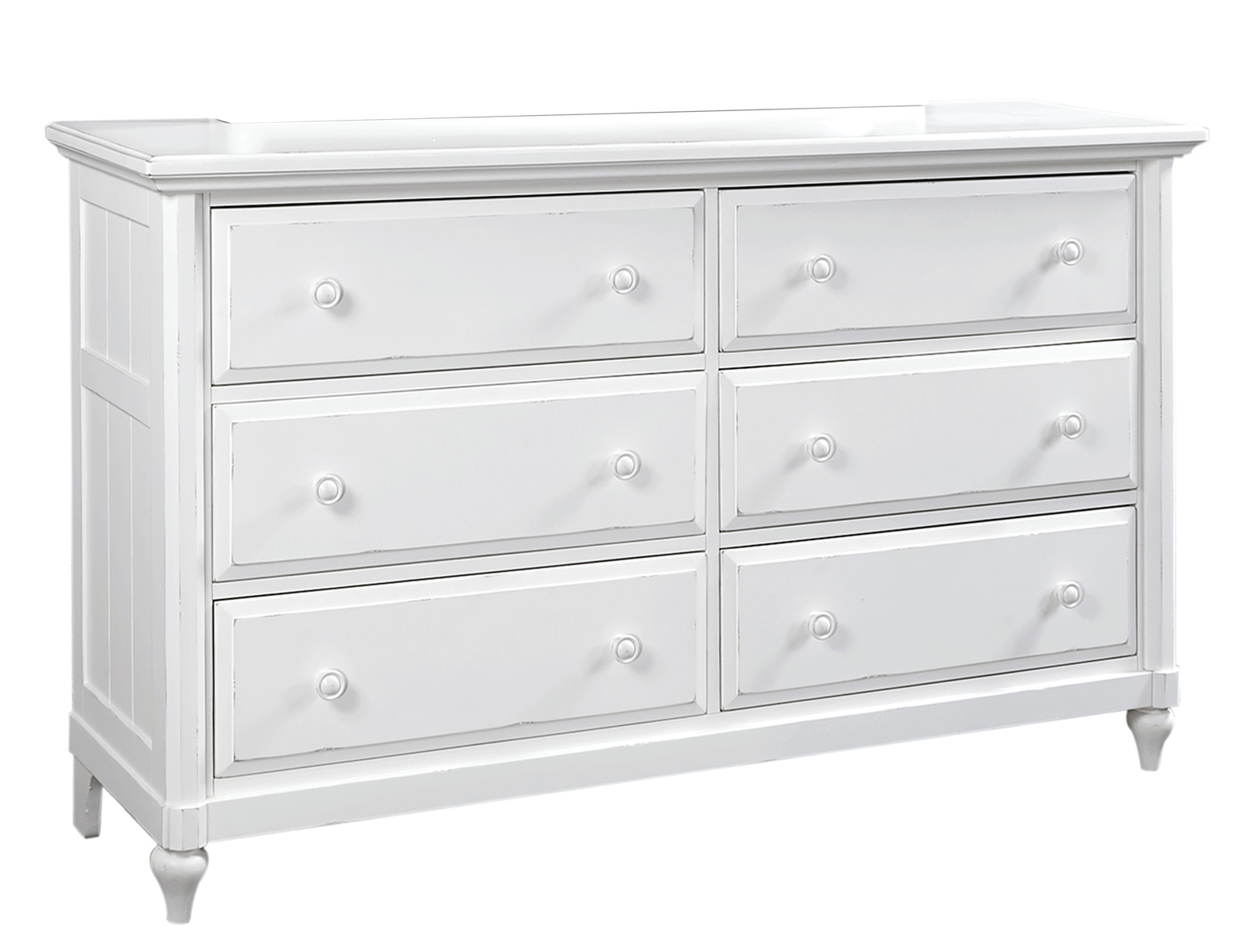 Aspenhome Retreat Six Drawer Dresser In Chalk I31 453 Chk