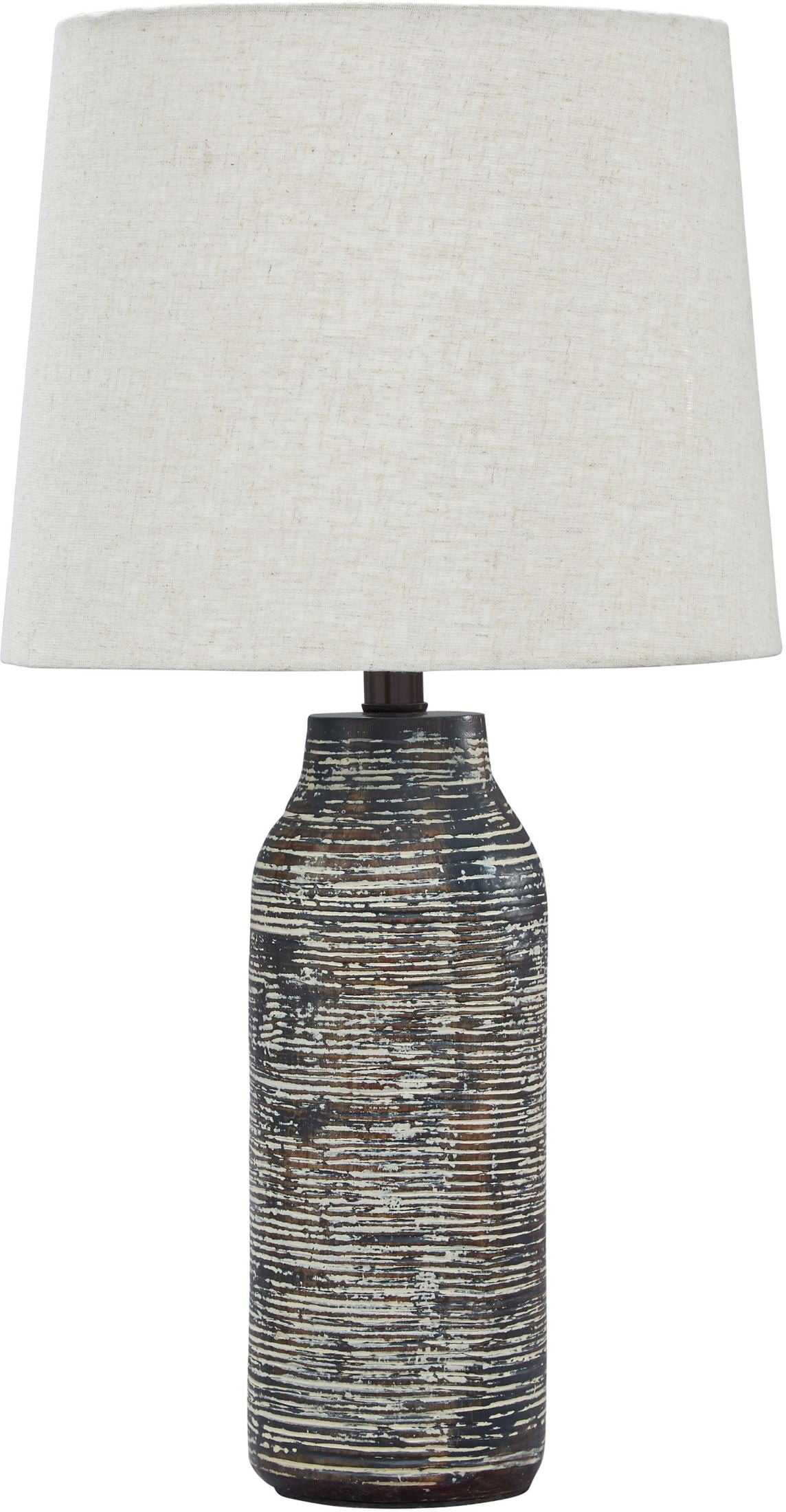 Mahima Black And White Paper Table Lamp Set Of 2 1stopbedrooms