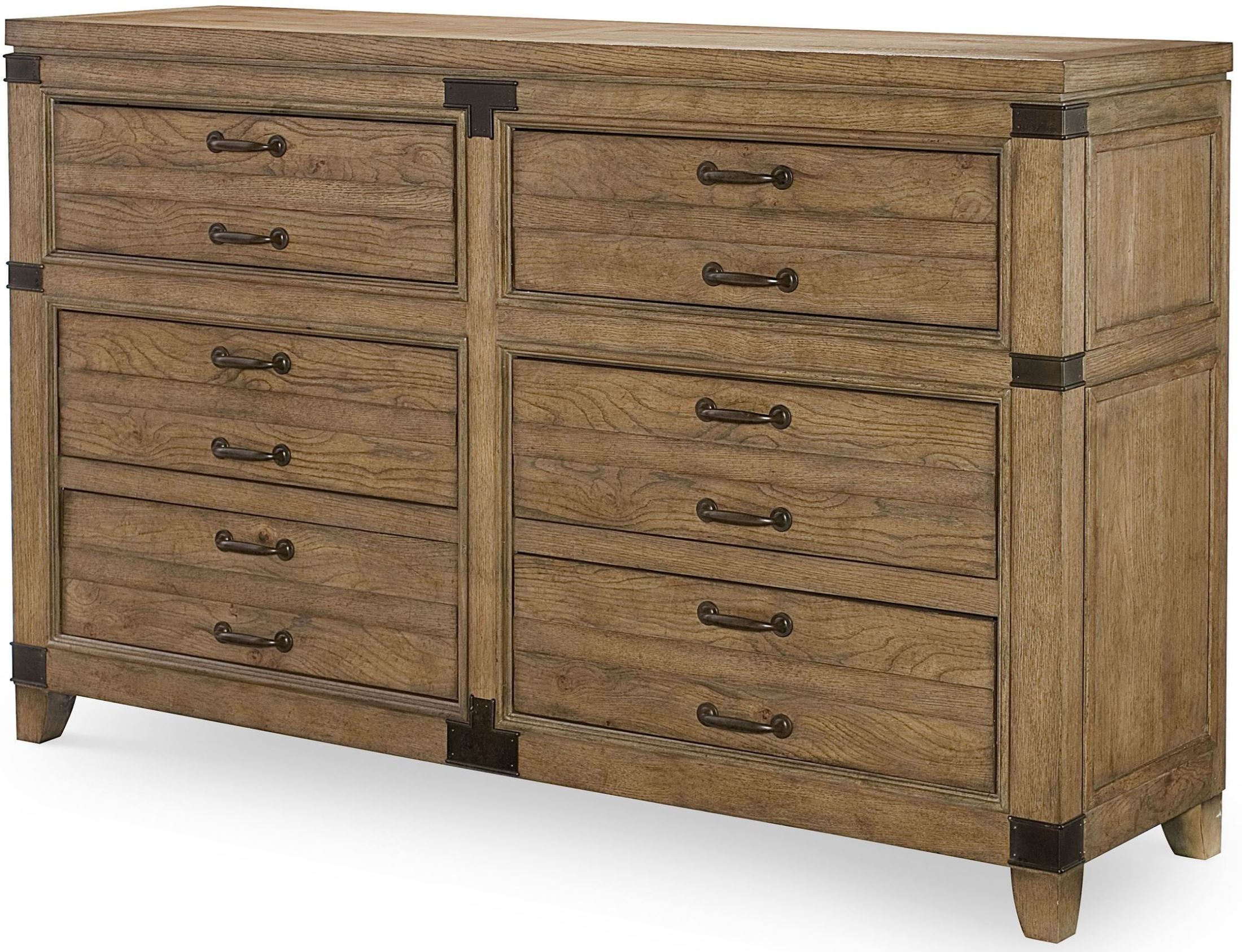 Metalworks Factory Chic 6 Drawers Dresser 1stopbedrooms