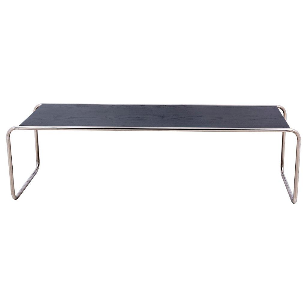 LeisureMod Malvern Black Rectangle Coffee Table ...