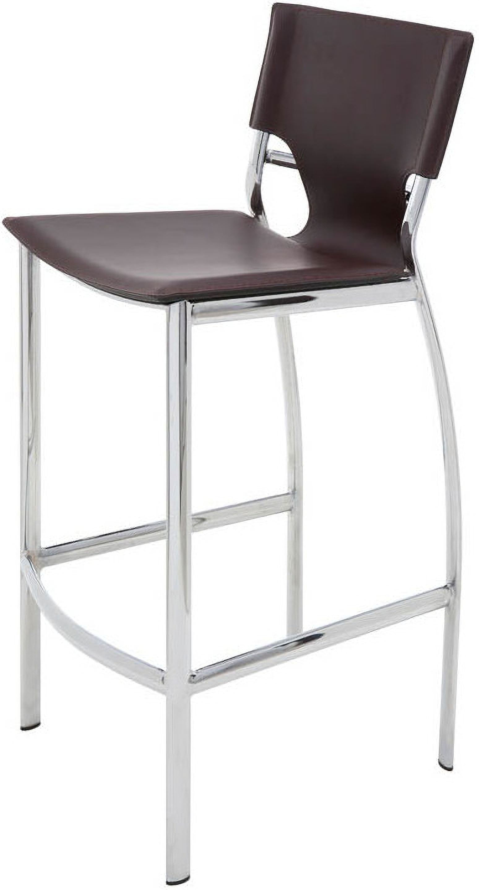 Lisbon Brown Leather Counter Stool 1stopbedrooms