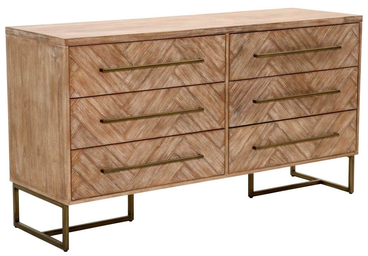 Traditions Stone Wash Mosaic Double Dresser 1stopbedrooms