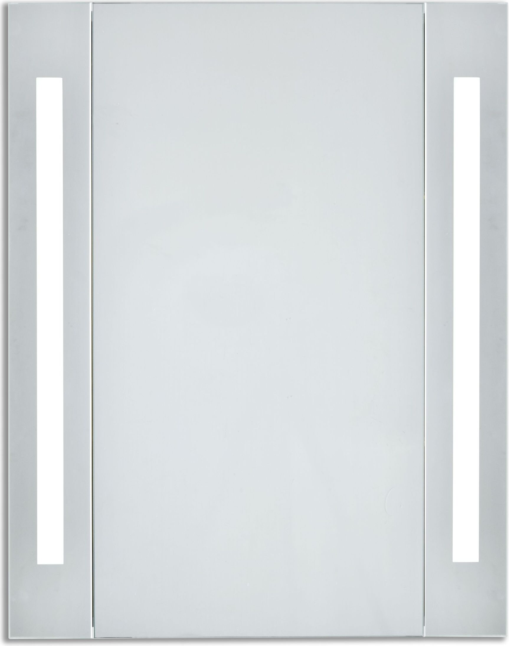 Mre8011 Elixir 24 Rectangular Silver Powder Coating Mirror Medicine Cabinet With 5000k Temperature 1stopbedrooms