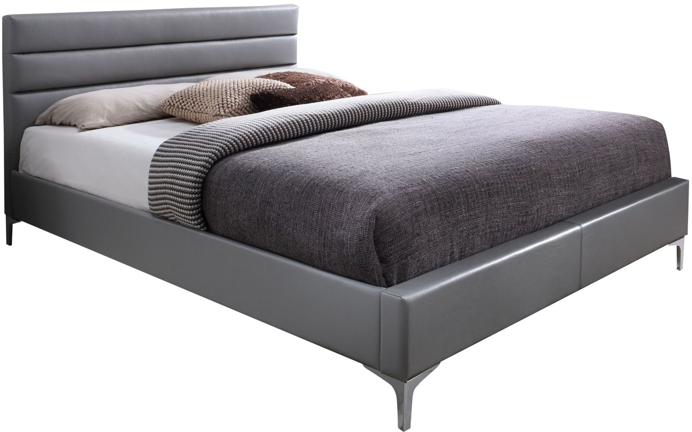 Nario Gray Queen Platform Bed 1stopbedrooms