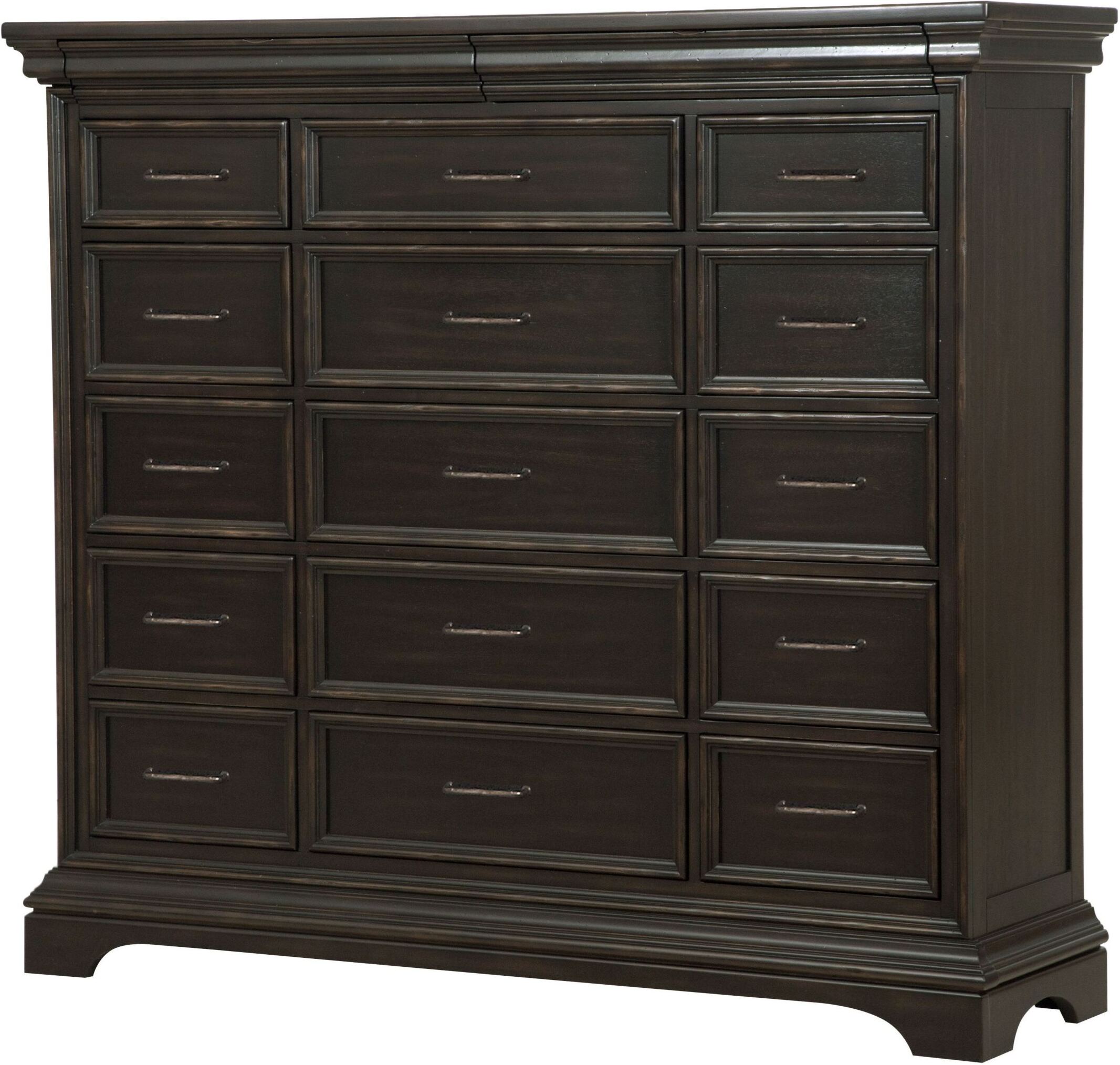 Caldwell Brown 17 Drawers Master Chest - 1StopBedrooms.