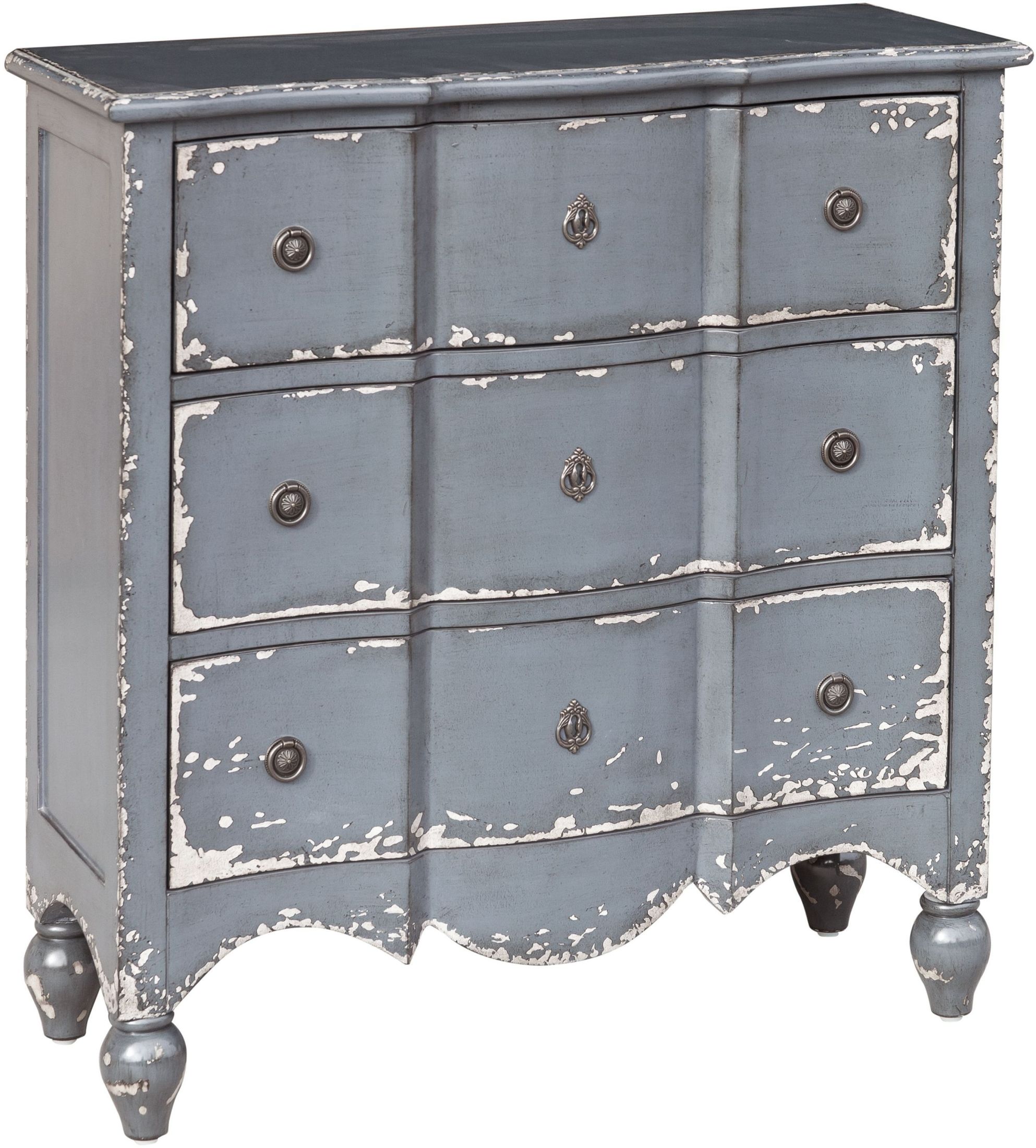 Distressed Light Blue Storage Accent Chest 1stopbedrooms