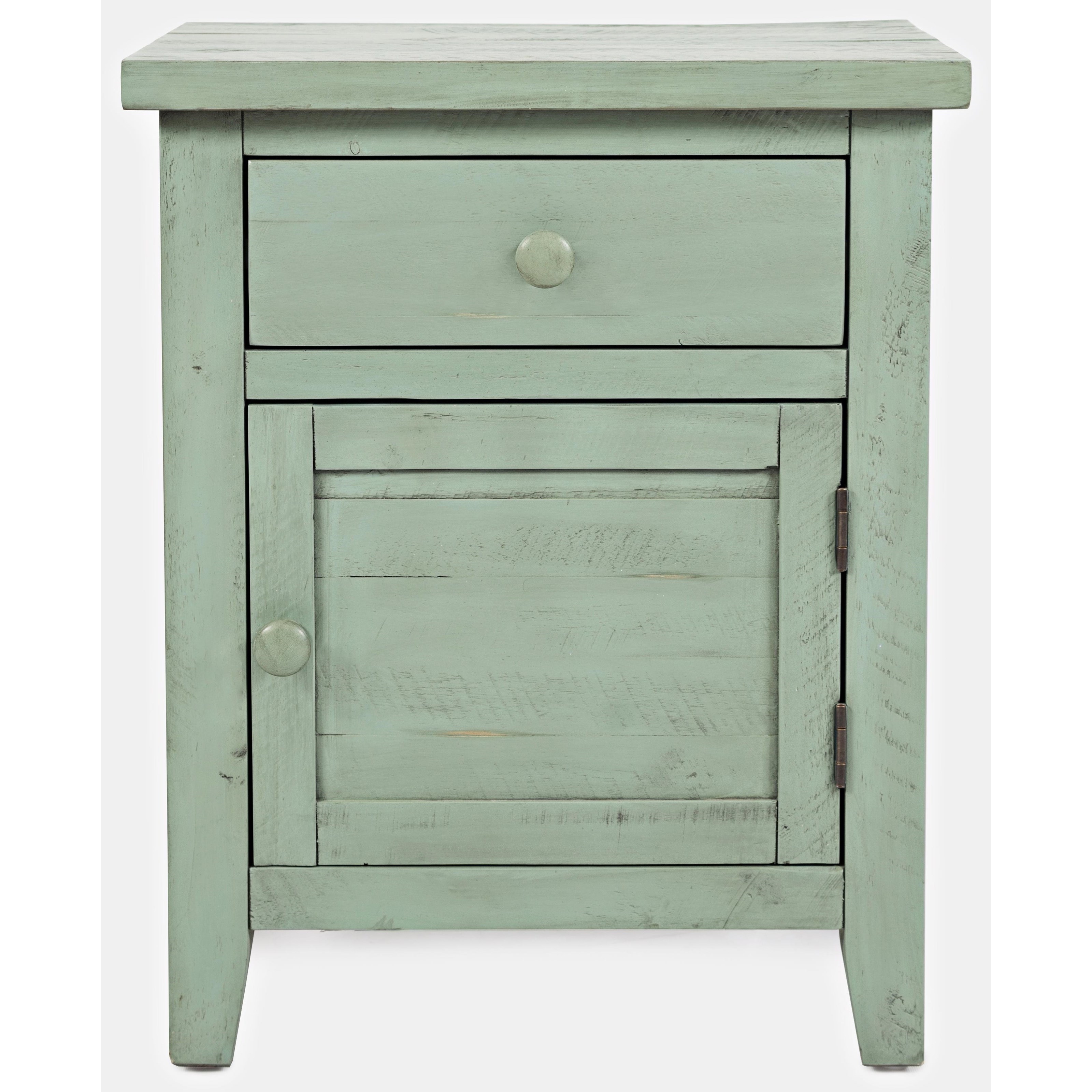 American Folklore Accent Table Antique Sage 1stopbedrooms