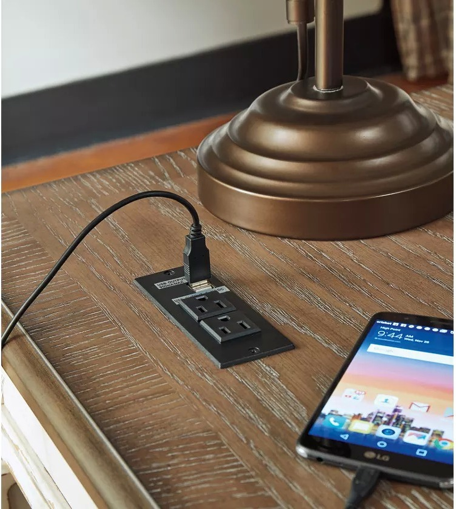 Realyn White And Brown Home Office Desk 1StopBedrooms.