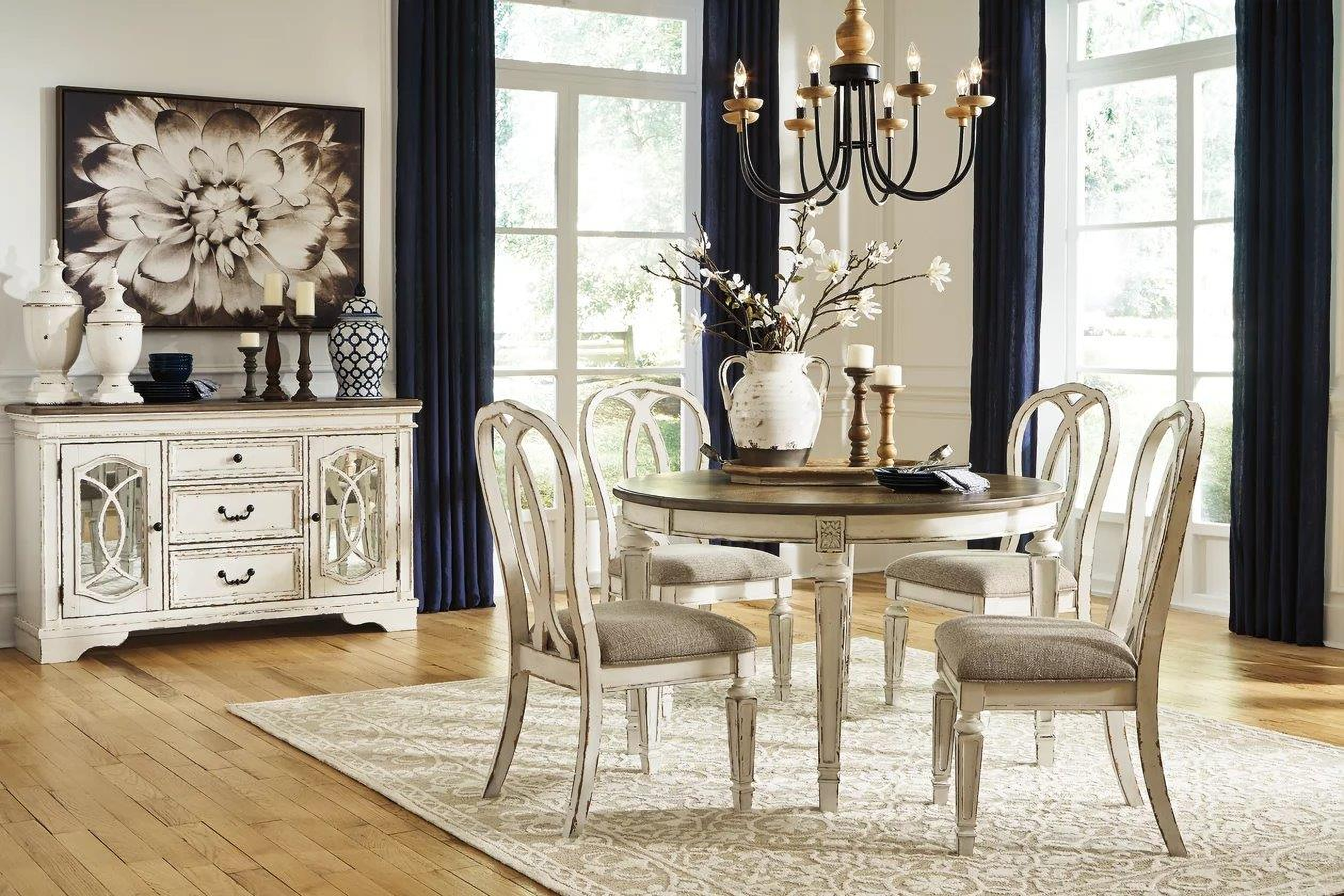 Realyn White Oval Extendable Dining Table 1stopbedrooms,Female Body Modern Beautiful Woman Painting Images