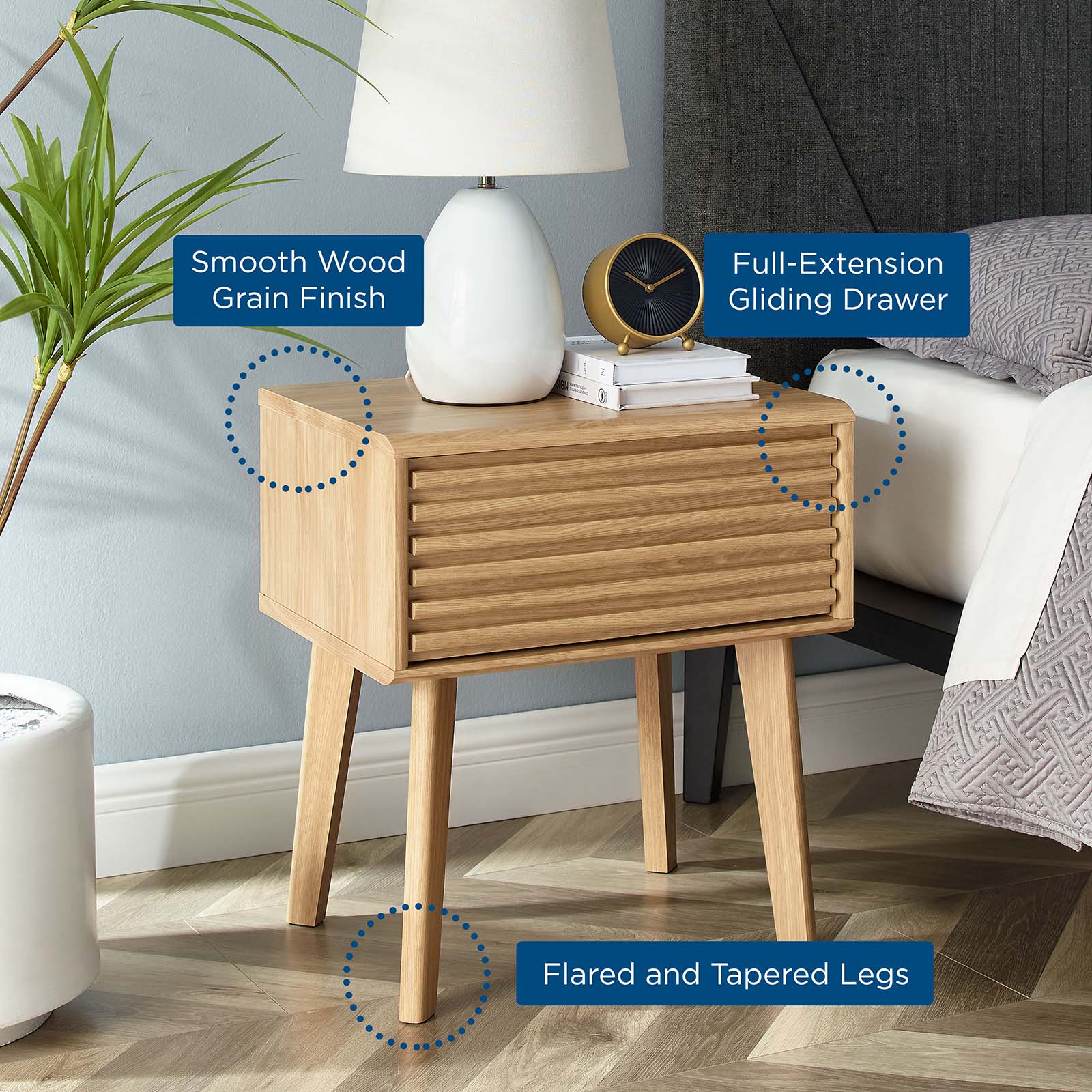 Render End Table EEI-3345-OAK - 1StopBedrooms.