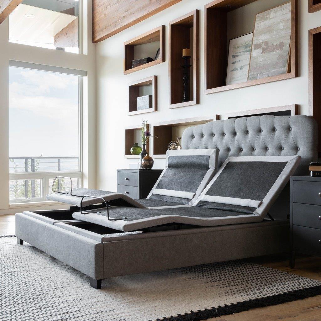 S750 Adjustable Bed Base Split Cal King Set Of 4 ...