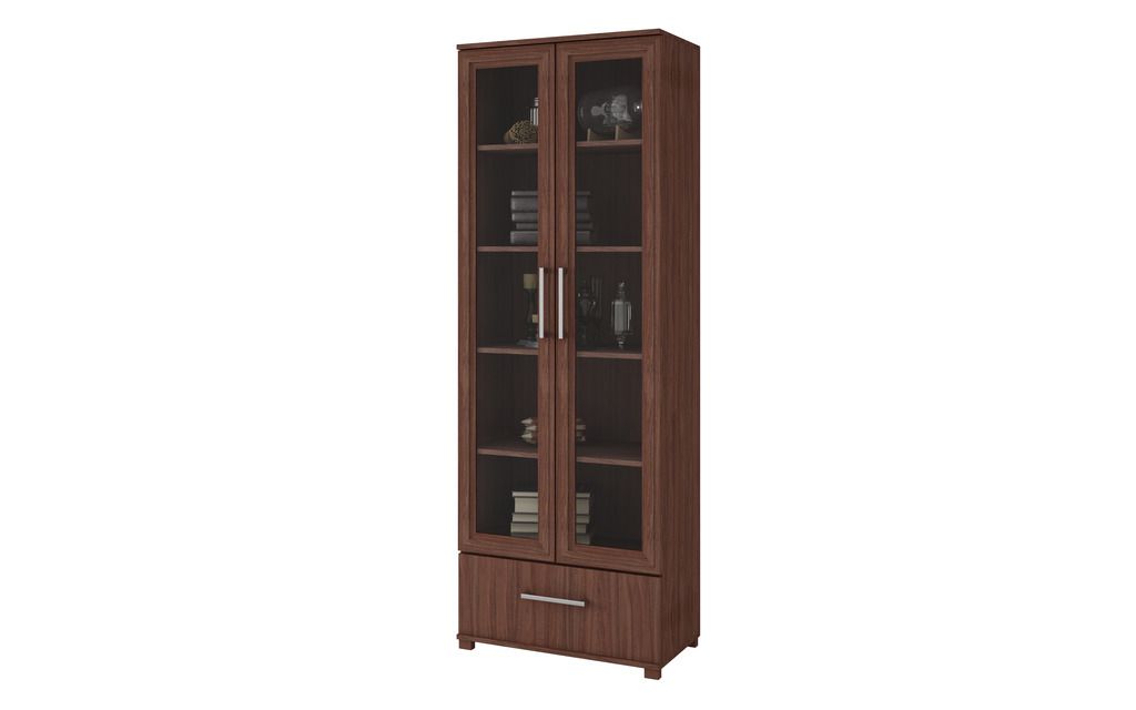 Serra 1 0 5 Shelf Bookcase In Nut Brown 1stopbedrooms