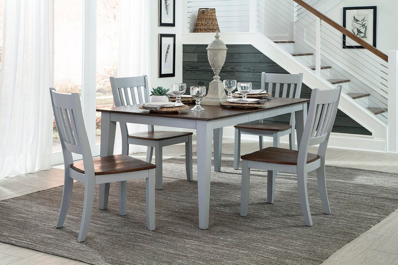 Small Space Rectangular Extendable Dining Table ...