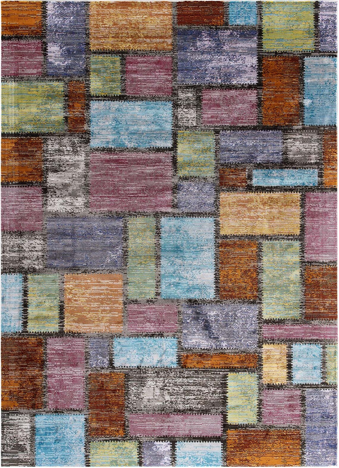 Success Multicolor Nyssa Abstract Geometric Mosaic 4x6 ...