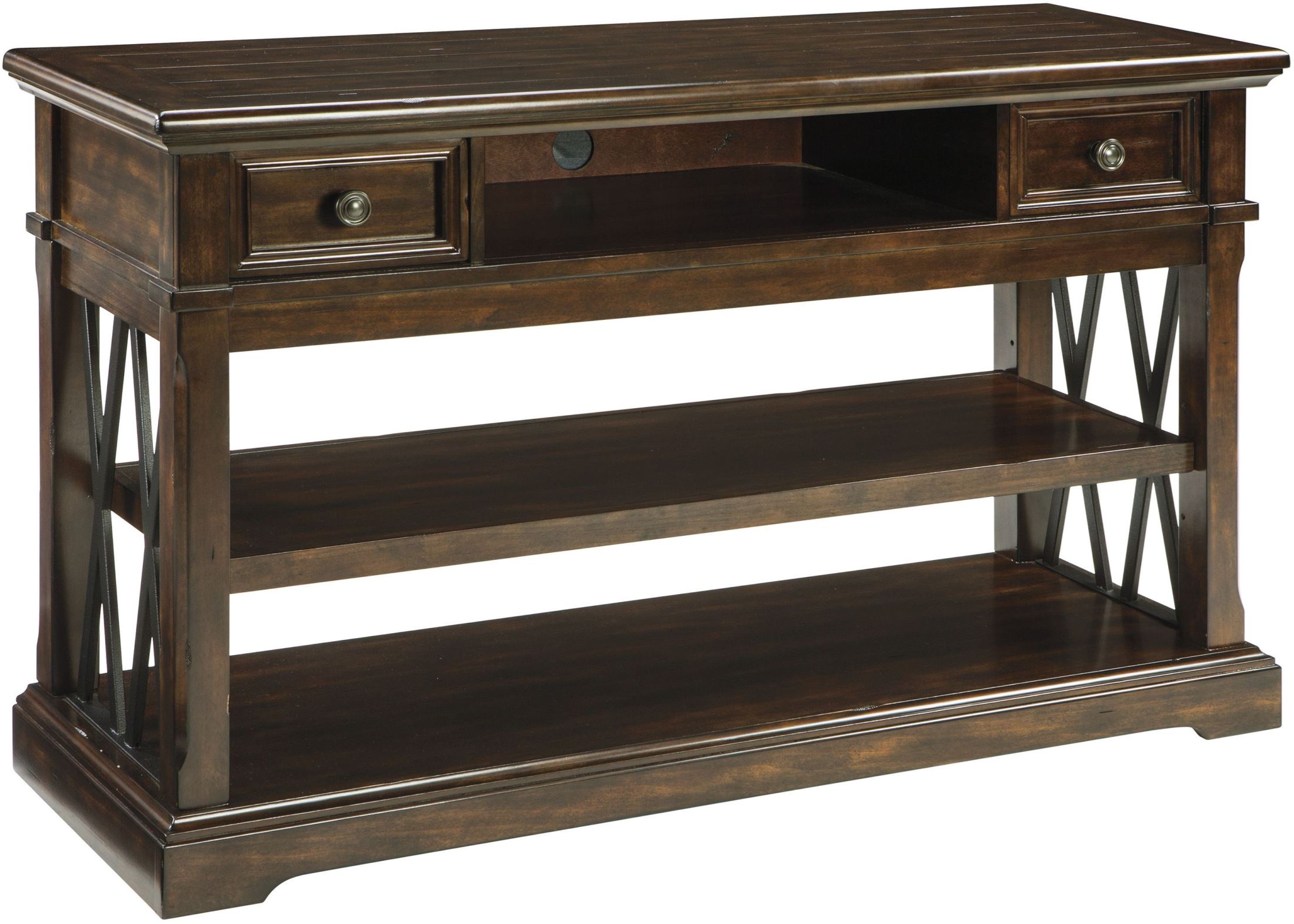 Roddinton Dark Brown Sofa Table 1stopbedrooms