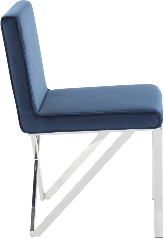 Talbot Peacock Fabric Dining Chair 1stopbedrooms