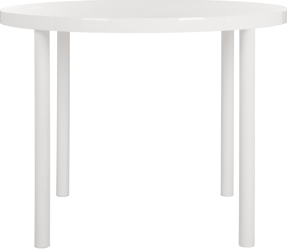 Torin White 40 Inch Round Accent Table 1stopbedrooms