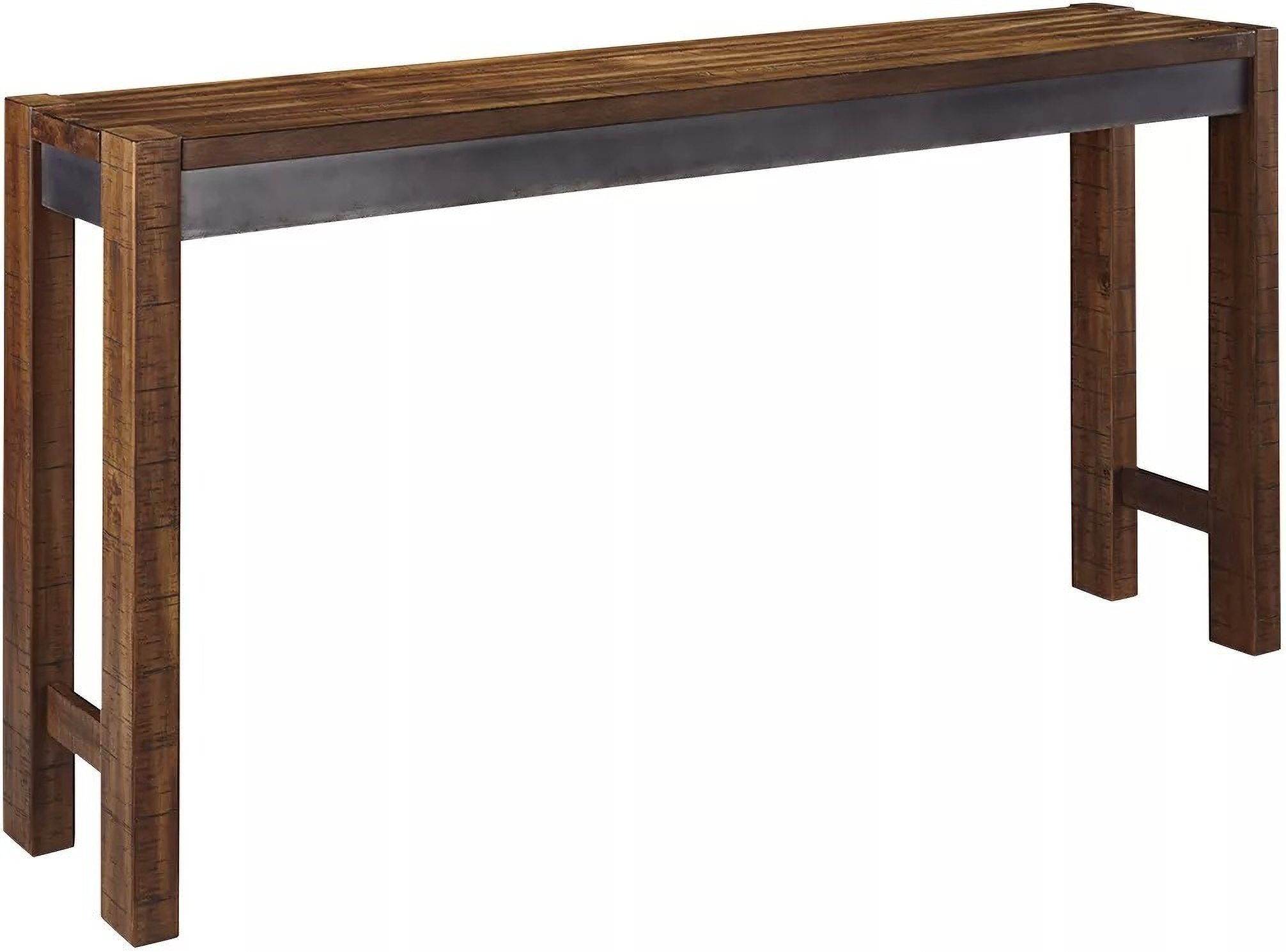 Torjin Brown and Gray Long Counter Height Dining Table 1StopBedrooms.