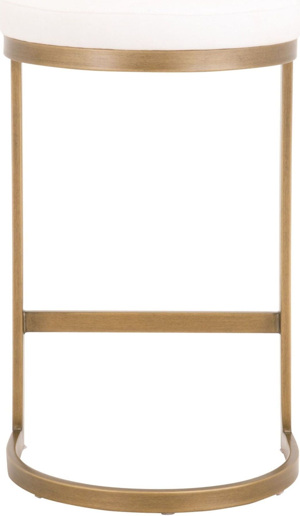 Traditions Cresta Brushed Gold Counter Height Stool 1StopBedrooms.