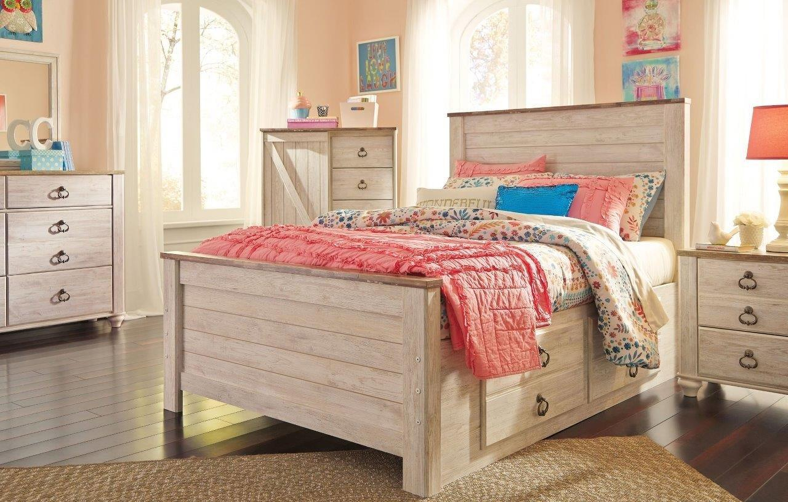 Willowton Whitewash Dressing Chest 1StopBedrooms.