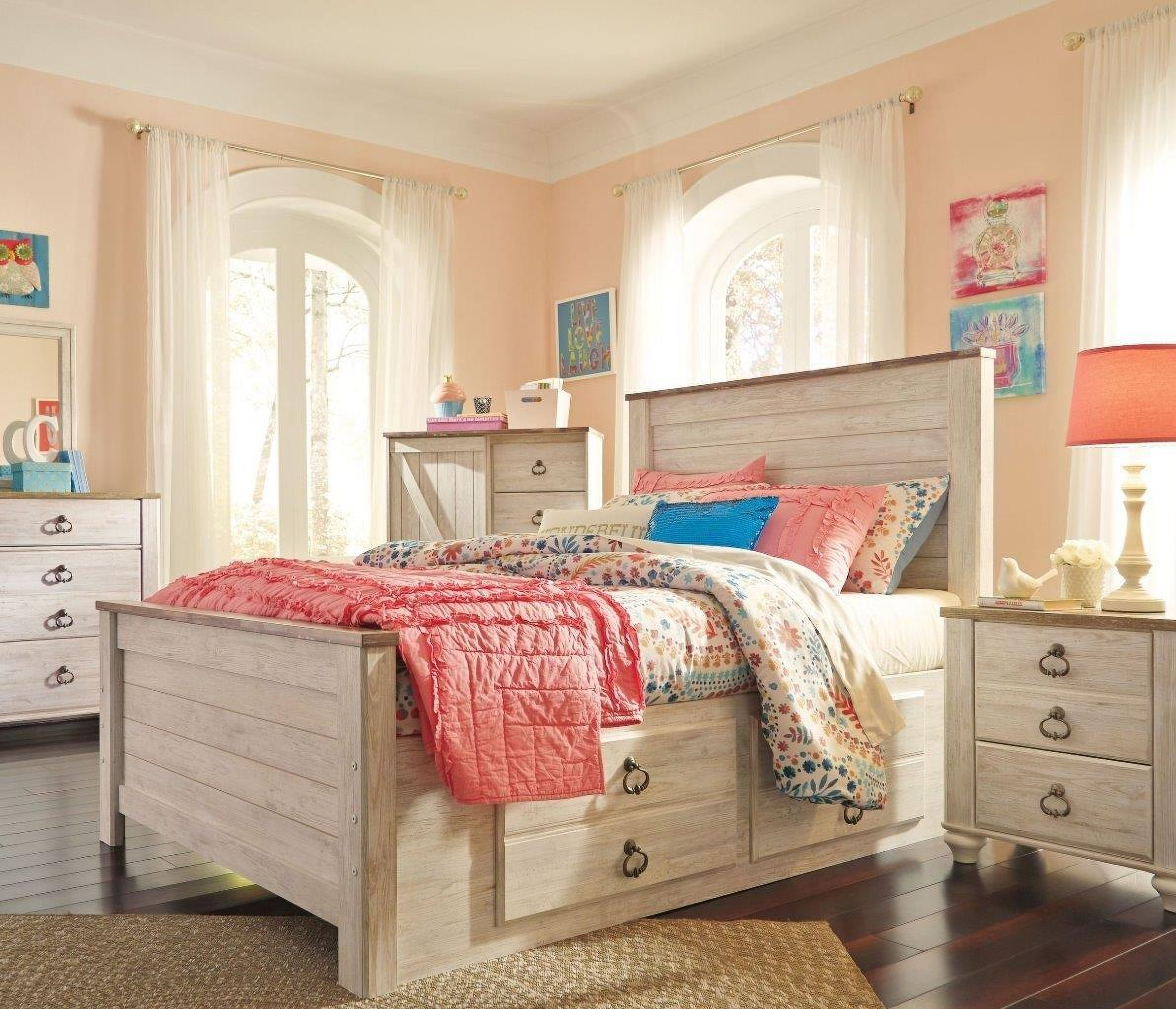 Willowton Whitewash Dressing Chest 1StopBedrooms.