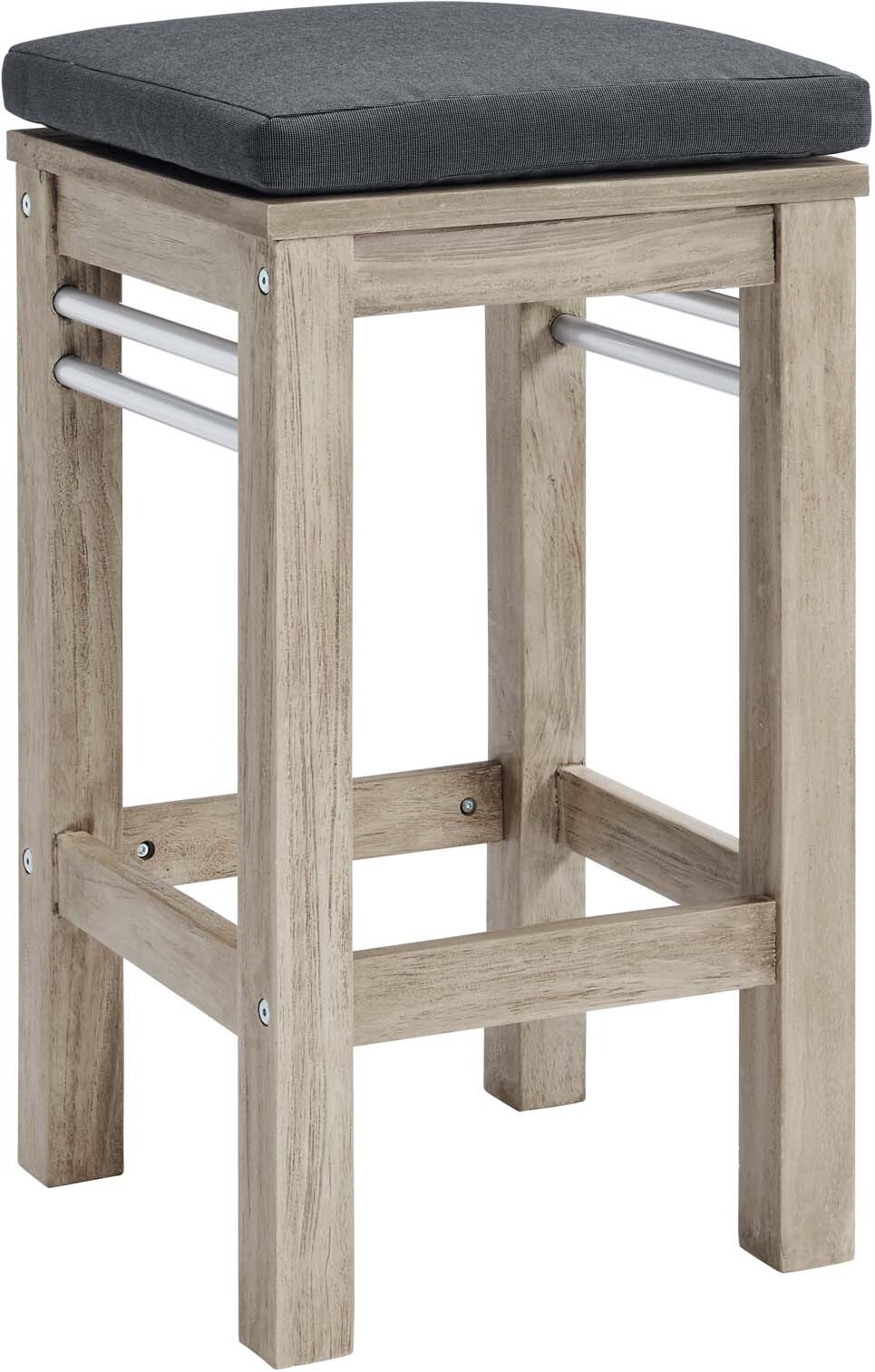 Wiscasset Light Gray Outdoor Patio Acacia Wood Bar Stool Eei 3687 Lgr Ste 1stopbedrooms