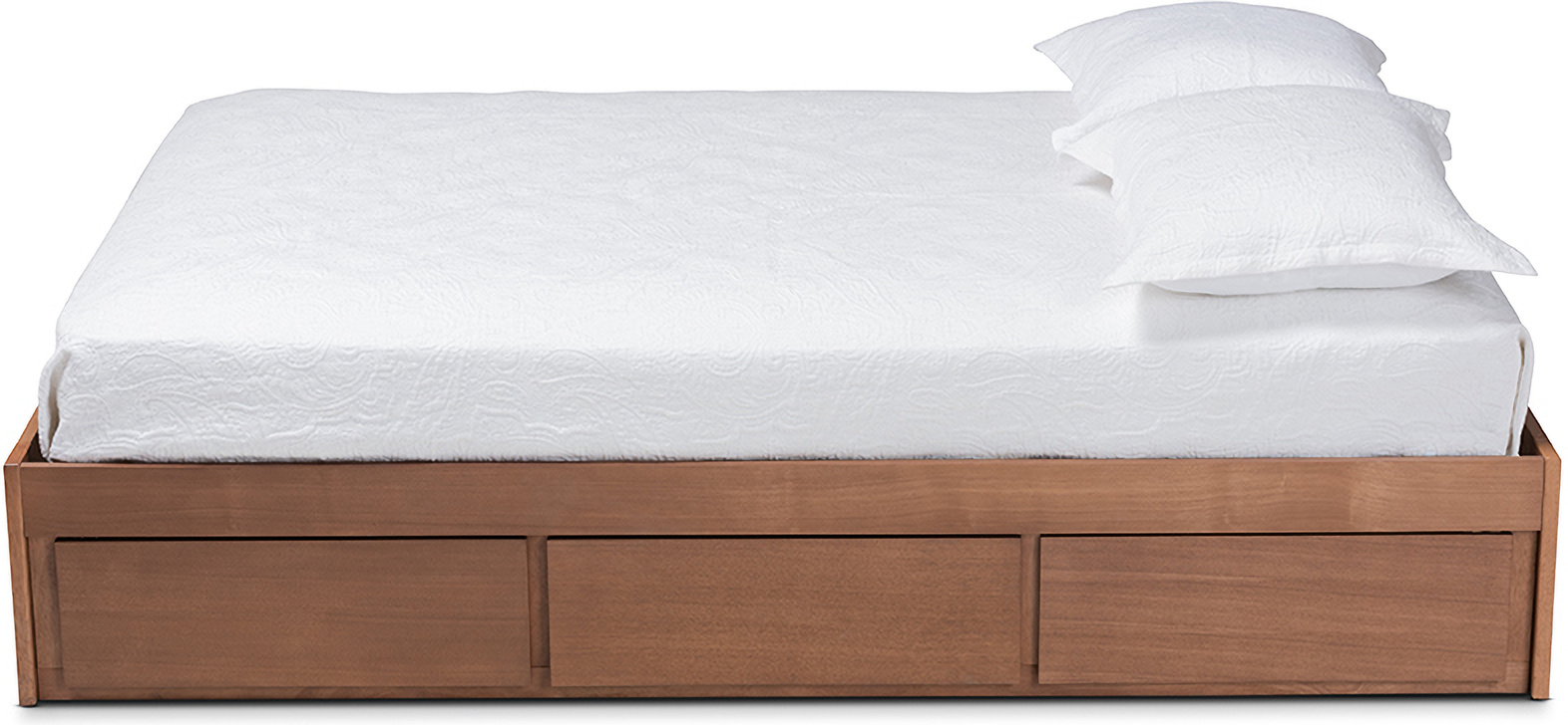 Wren Modern And Contemporary Walnut Finished 3-Drawer King ... A traditional box spring does not provide the support required for a sleep number mattress.