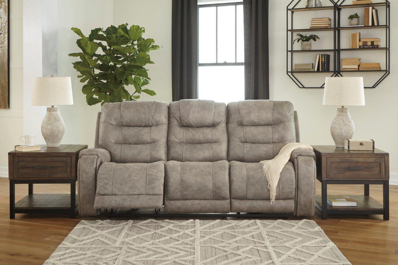 Yacolt Fog Power Reclining Sofa With Adjustable Headrest