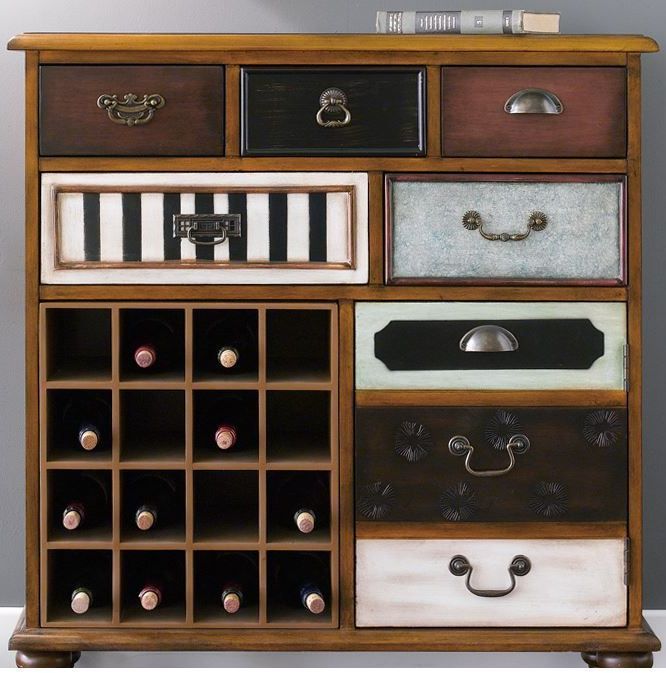Anthology Brown Jackson Wine Cabinet 1stopbedrooms