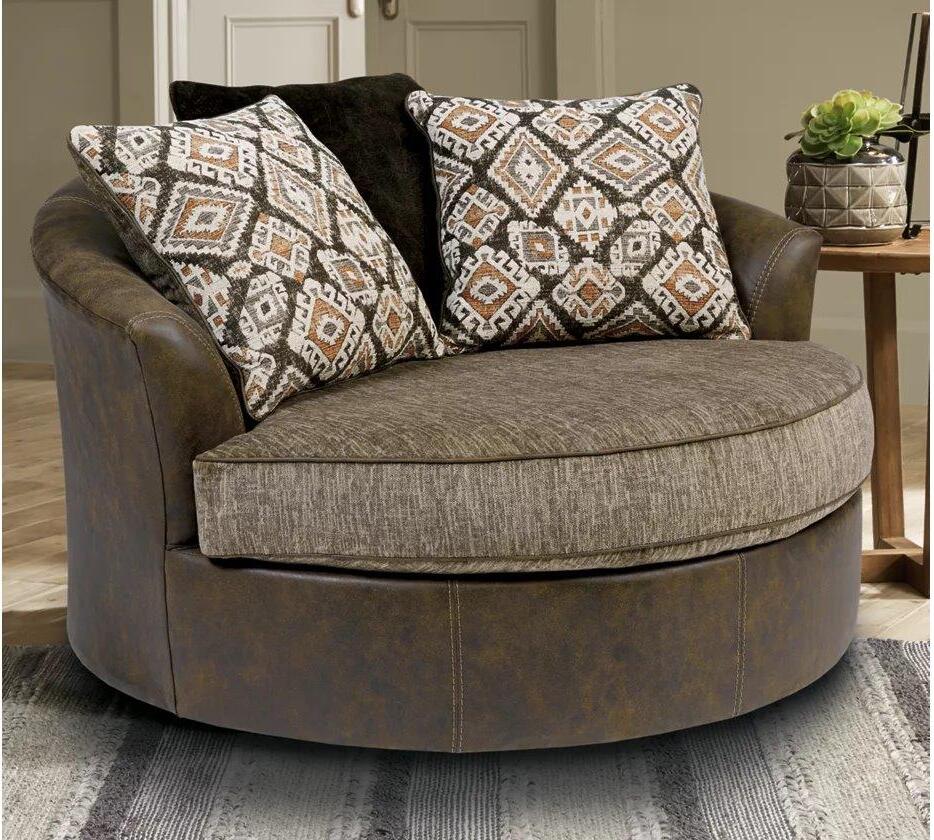 abalone swivel chair