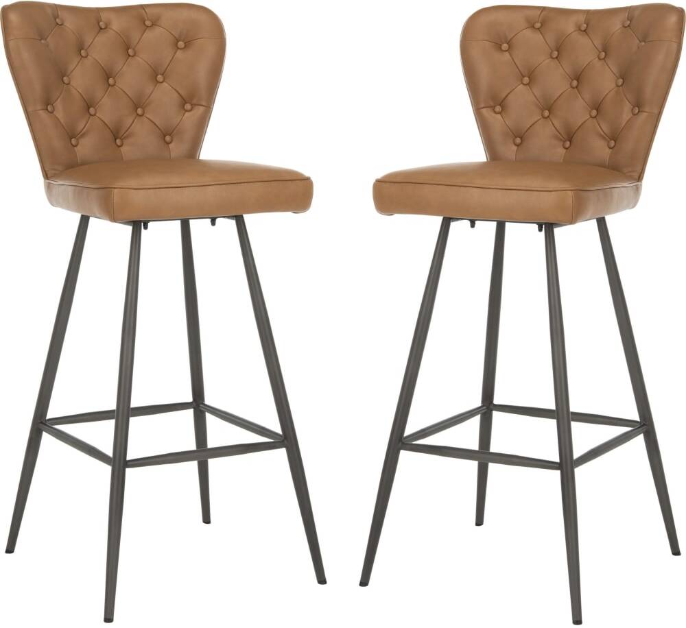 camel swivel bar stools