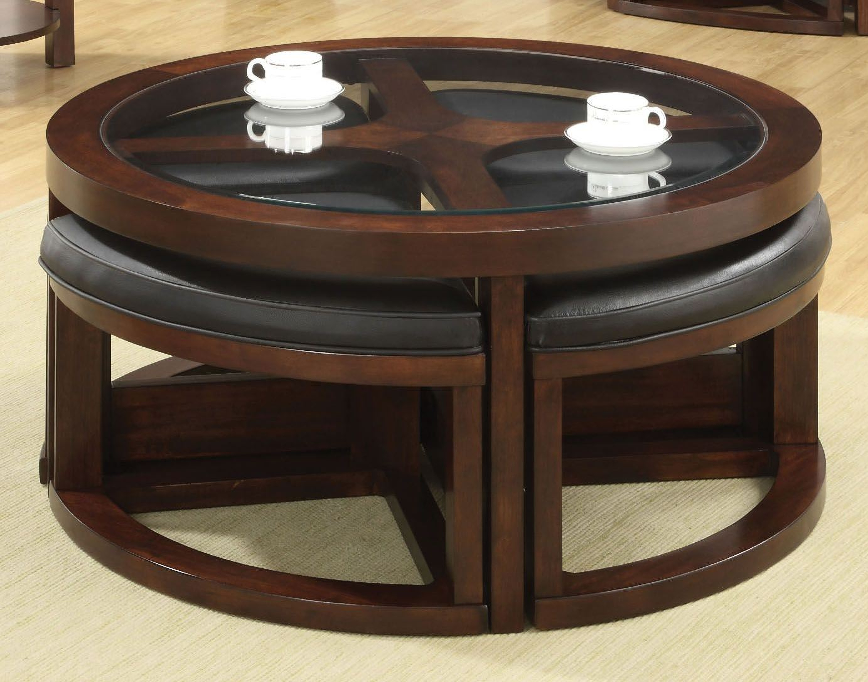 Crystal Cove Ii Glass Insert Round Coffee Table 1stopbedrooms Shop the top 25 most popular 1 at the best prices! crystal cove ii glass insert round coffee table