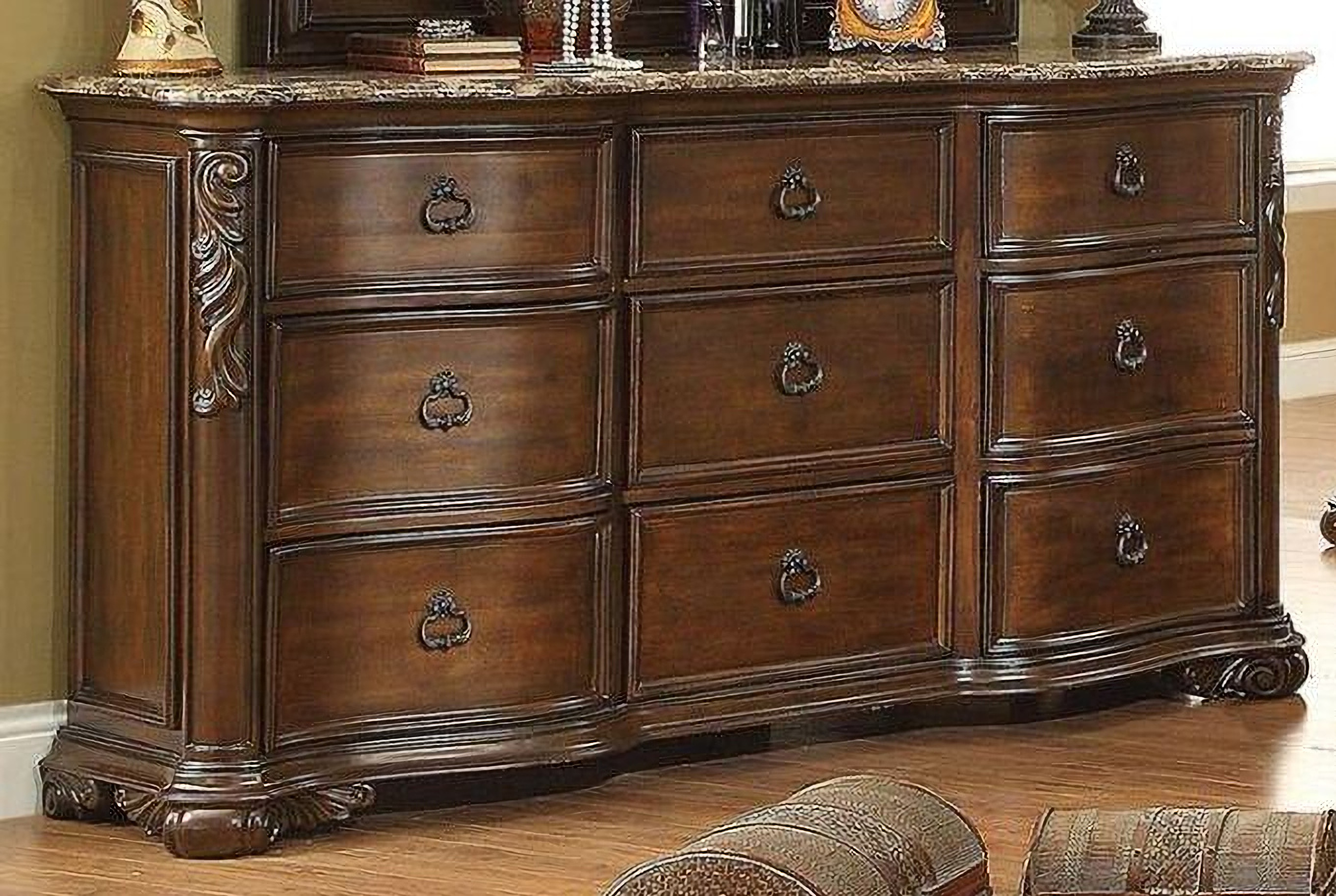 Arcturus Brown Cherry Dresser 1stopbedrooms