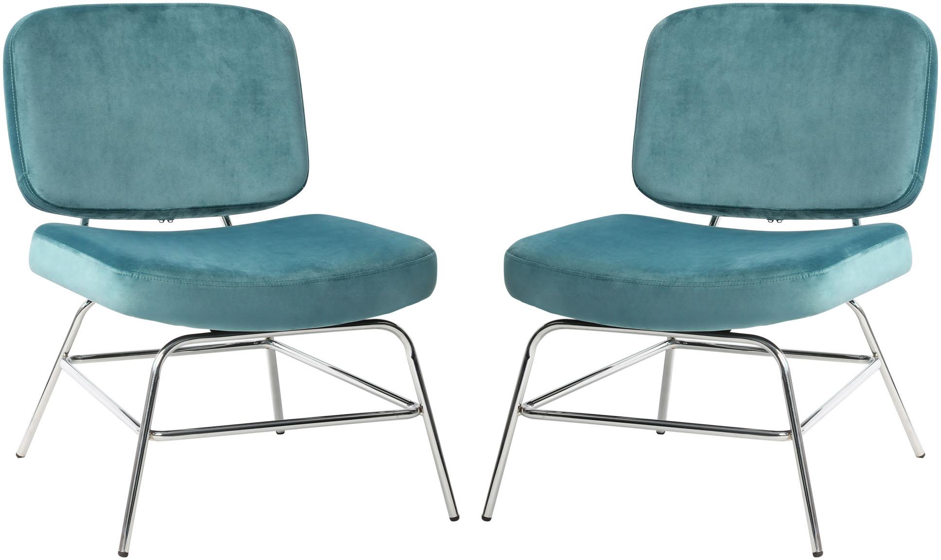 Diamond Sofa Hanna French Blue Accent Chairs Set Of 2 1stopbedrooms