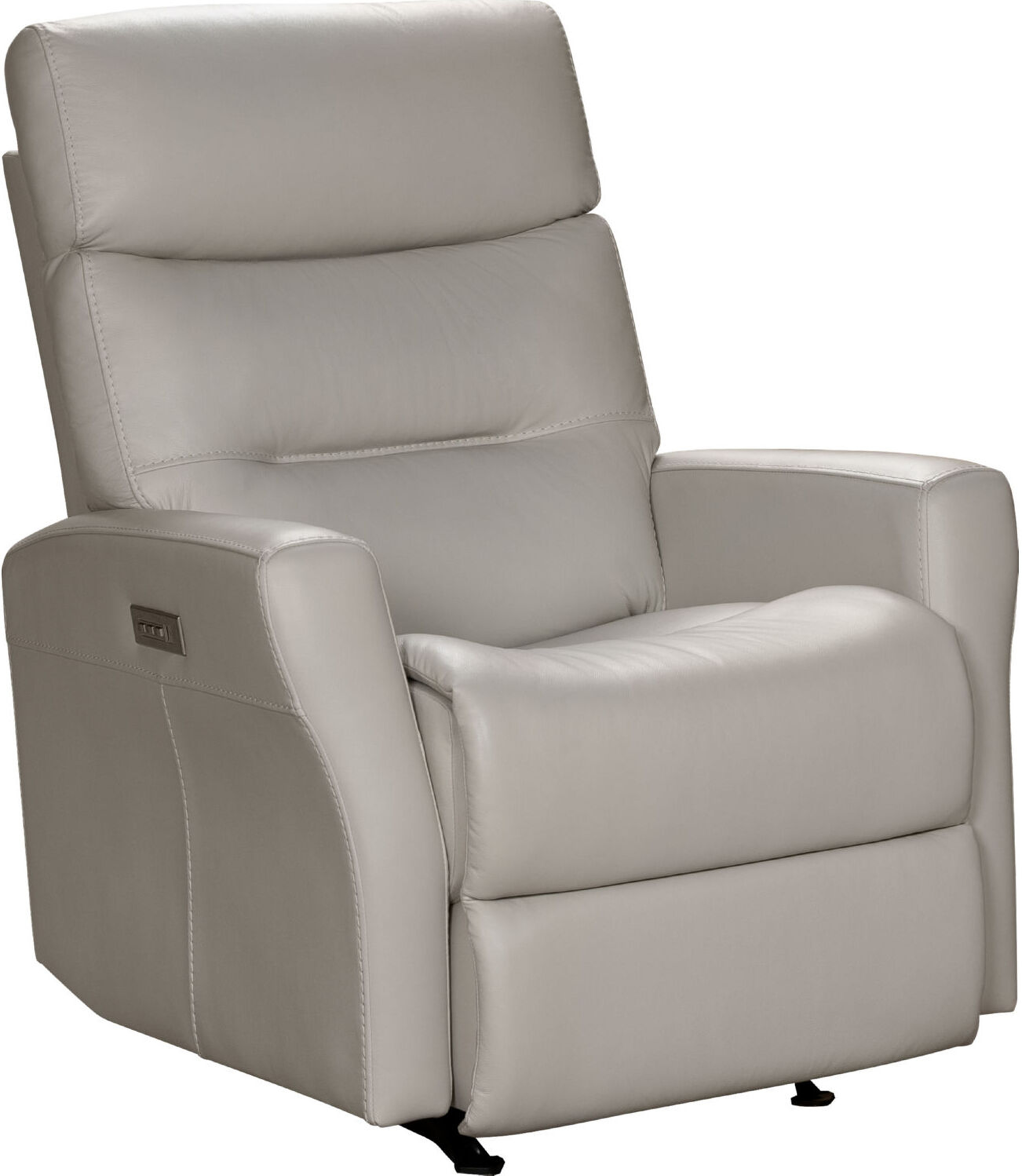 Donavan Power Rocker Recliner In Laurel Cream Leather 1stopbedrooms