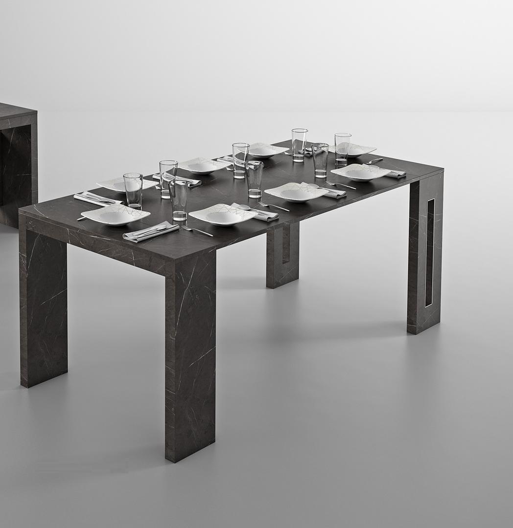 Black Extendable Dining Table