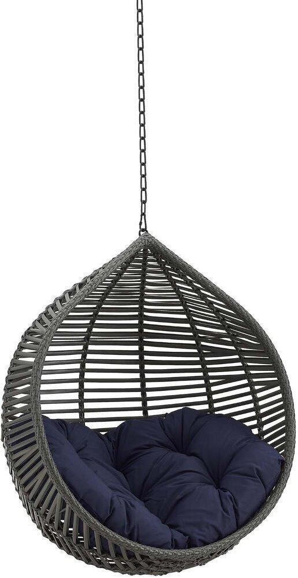 Garner Teardrop Outdoor Patio Swing Chair Without Stand Eei 3637 Gry Nav 1stopbedrooms Garner Teardrop Outdoor Patio Swing, Abate Outdoor Patio Swing Chair Without Stand