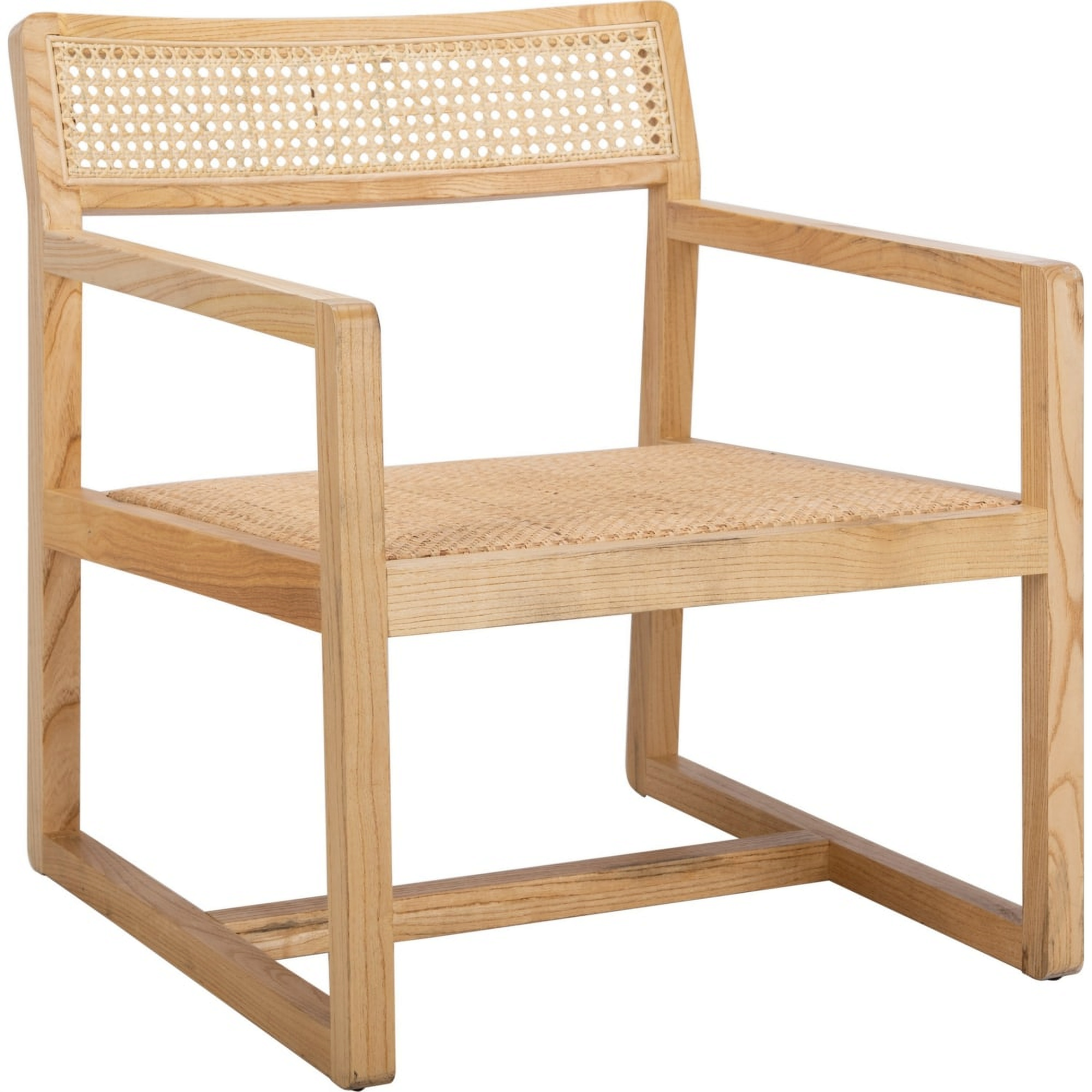 cane accent chair