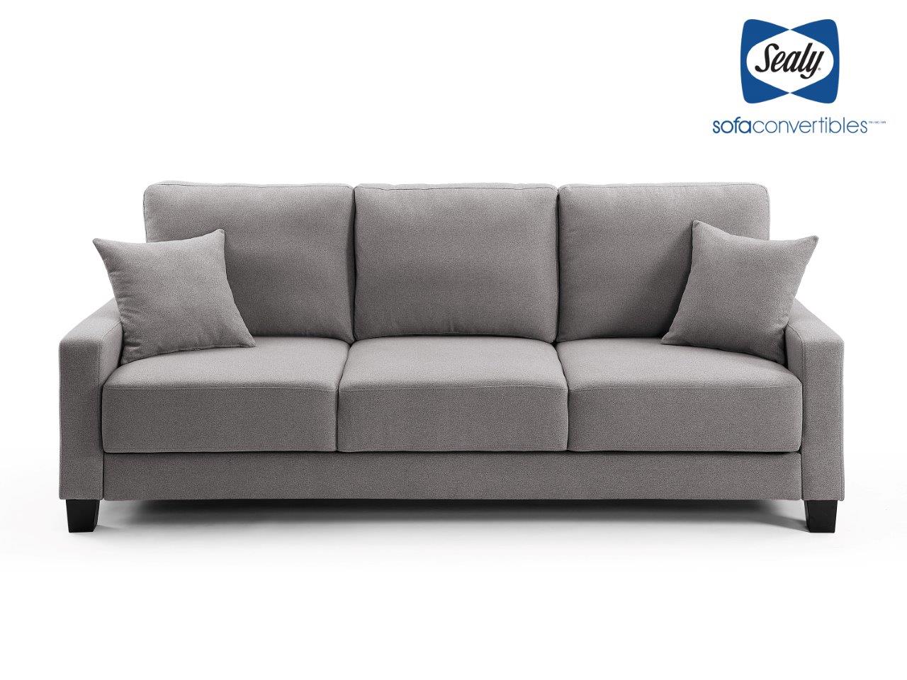 Sealy Benson Ella Mineral Full Dropback Sofa Bed 1stopbedrooms