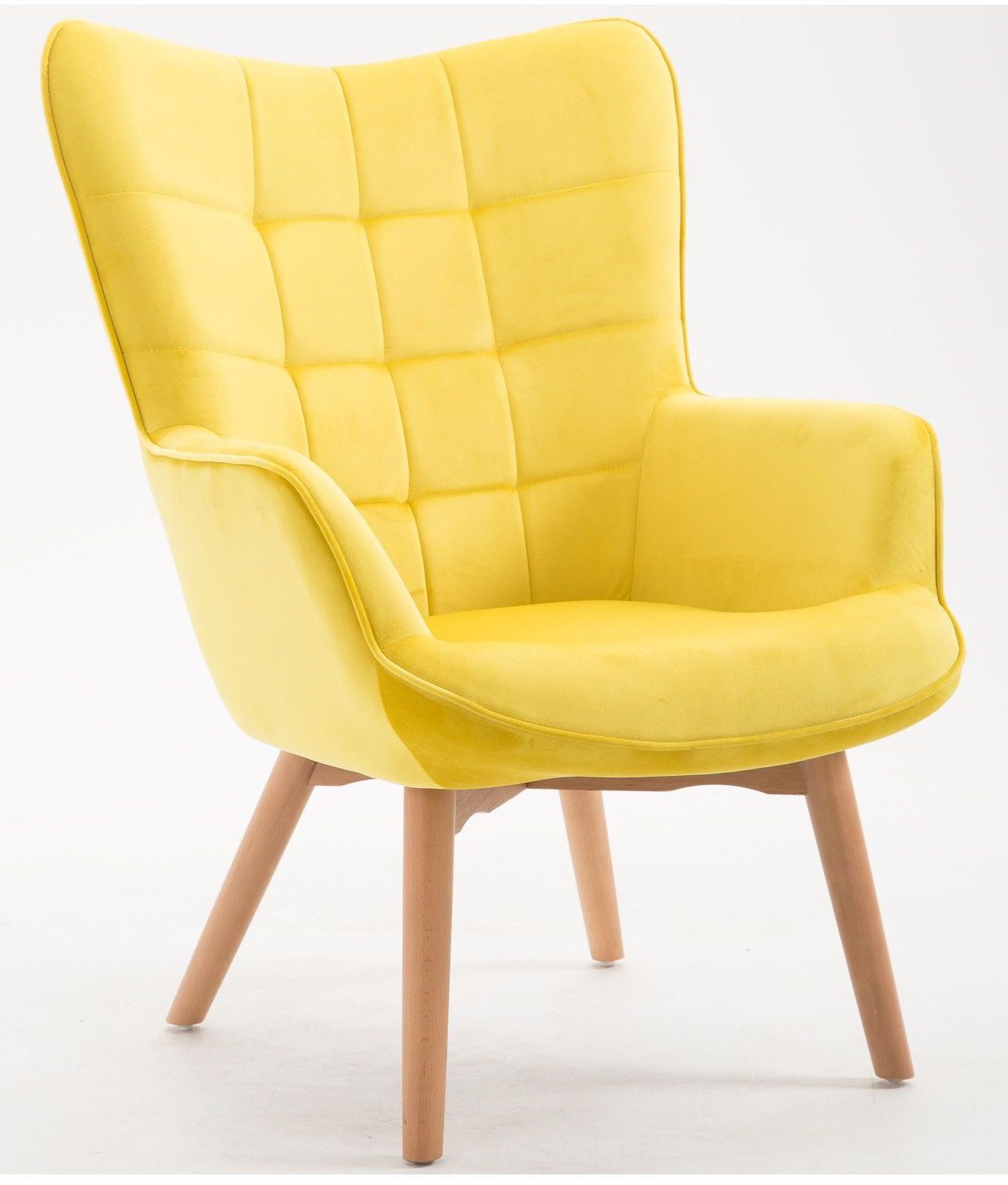 yellow accent chair